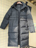 李宁防泼水科技长羽绒服男秋冬季舒适保暖休闲连帽运动外套AYMV771 实拍图