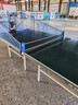 匹克乒乓球网架便携自由伸缩式网架室内户外乒乓球桌网架蓝白 实拍图