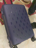 米家小米行李箱20英寸拉杆箱可登机箱万向轮旅行箱男女小型密码箱蓝色 实拍图