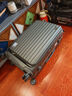 皇冠（CROWN）大容量铝框行李箱暑期出游拉杆箱5308 铁灰 25英寸 扩容增大16% 实拍图