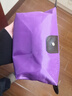 骑行便携收纳包化妆包旅行用品水饺包婴儿推车收纳袋大容量防水 紫色一个装 实拍图