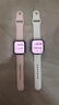 Apple/苹果 Watch Series 10智能手表蜂窝款46毫米玫瑰金色铝金属表壳淡桃粉色运动型表带S/M MWYM3CH/B 实拍图