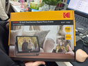 KODAK柯达 109V 数码相框10.1英寸高清电子相册可充电触屏式智能云相框照片视频播放器 高级灰 实拍图