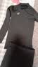 迪卡侬（DECATHLON）儿童紧身衣保暖训练服儿童运动透气速干衣秋长袖内衣KIL 【经典黑套装】-经典款-加绒保暖 130 /8-9岁131-140cm卡码/偏胖拍大 实拍图
