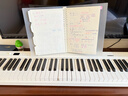 特伦斯折叠钢琴88键便携式电钢琴成人儿童电子琴重力度键盘V30pro钢琴 时尚白+专用琴包 实拍图