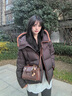 viney【陈妍希同款】牛皮斜挎包包女包单肩包生日女神节38妇女节礼物 【棕色】三八实用高级送老婆女友品牌高级感剑桥包 时尚轻奢通勤百搭休闲手提包 实拍图