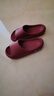 朴西新款EVA踩屎感厚底拖鞋女士居家室内情侣拖鞋男 安哥拉红 37-38 实拍图