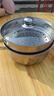 双层蒸锅不锈钢上蒸下煮蒸包子煮面条锅电磁炉燃气灶通用汤锅蒸笼 不锈钢本色 2层 24cm 实拍图