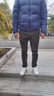 花花公子（PLAYBOY）休闲裤男秋冬季裤子男士韩版修身潮流小脚纯色商务男裤 灰色 33 实拍图