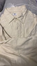 优衣库男女装法兰绒衬衫长袖衬衣纯棉薄外套478118 478118/01乳白色 M 实拍图
