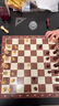 胜旅 国际象棋儿童入门比赛加大号实木带磁性可折叠棋盘39厘米入门书 实拍图