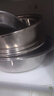 炊大皇 不锈钢盆筛五件套304钢加大加厚洗菜盆沥水和面盆沙拉拌菜调料盆 实拍图