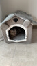 阿柴与猫猫窝半封闭式房子型冬季保暖网红猫屋猫咪床四季通用狗房子宠物窝 实拍图