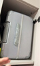 米家小米行李箱24英寸铝框拉杆箱箱大容量旅行箱男女密码箱皮箱子银色 实拍图