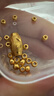 洲足金999金珠黄金小金珠金豆古法金珠DIY配件散珠隔珠路路通转运珠 3mm金珠  合单满 0.16g 包邮 多颗混发约0.04g 实拍图