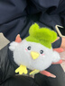 武汉文创蒜鸟发声玩偶纪念品鄂人和平鸟钥匙扣毛绒玩具公仔挂件 白色武汉蒜鸟【1个装】 武汉蒜鸟背包挂件桌面摆件 实拍图