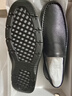红蜻蜓男棉鞋厚绒保暖牛皮男鞋一脚蹬休闲套脚商务皮鞋 WTA30612黑色38 实拍图