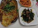 COOKSS 宝宝餐盘硅胶婴儿学吃饭分格儿童餐具辅食碗餐盘带吸盘 双拼绿 实拍图