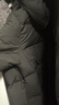 鸭鸭（YAYA）王一博同款冰壳系列户外极寒羽绒服男士新款长款情侣加厚女外套 青光黑色【现货速发】 M /170(建议115-135斤) 实拍图