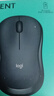 罗技（Logitech）M220 轻音鼠标 无线鼠标 办公鼠标 对称鼠标 带无线微型接收器 灰黑色 实拍图