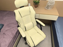 珂尔司电竞椅电脑椅子舒适久坐休闲宿舍大学生家用办公可升降座椅躺椅 【基础版】米白转椅+双枕-无搁脚 实拍图
