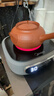 美的（Midea）电陶炉电磁炉煮茶器 养生煮茶炉 小型小功率家用宿舍烧水煮茶小米粥火锅炉 办公室围炉煮茶低辐射 10W1-002S【不挑茶具 低频辐射】 实拍图