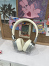 联想（Lenovo）头戴式蓝牙耳机复古风潮流时尚无线蓝牙6.0高音质超长续航通话降噪网红ins风穿搭游戏音乐送礼物 慵懒米【旗舰蓝牙V6.0+云感舒适佩戴】 3D立体环绕音-ENC通话降噪 实拍图