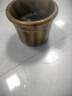 香柏木碳化足浴桶实木洗脚盆保温加厚木质泡脚桶家用养生按摩木盆 30cm 碳化圆边（无赠品） 实拍图