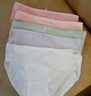 浪莎女士内裤女纯棉10A抑菌裆舒适透气中腰大码少女三角裤短裤头6条装 实拍图