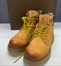 骆驼（CAMEL）王俊凯同款马丁靴高帮秋户外工装大黄靴男 GE122W7757T 金黄 42 实拍图