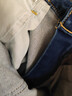 京东京造【加绒加厚】牛仔裤男冬季男士加绒裤子直筒男士休闲裤 深蓝 34码 实拍图