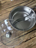 欧乐多（Olodo） 鸳鸯锅电磁炉用鸳鸯火锅锅具分体式火锅盆304不锈钢火锅全炉灶 鸳鸯锅 配隔热夹+公夹 28cm 实拍图