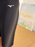 美津浓（MIZUNO）泳裤男士防尴尬大码长款5分裤专业速干抗氯游泳衣装备B1127黑2XL 实拍图