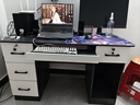 卓禾电脑桌台式机带抽屉书桌家用工作台简约现代办公桌椅卧室轻奢桌子 热销|四抽+主机位款|高级灰120CM 组装（自行安装教程） 实拍图