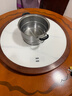 芝梵紫檀实木饭菜保温板加热菜板保温板暖菜板家用带电磁炉火锅暖菜板+火锅+自动旋转餐桌加热转盘 3000W紫檀木-80CM丨暖菜+火锅+电动旋转 实拍图