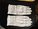 星工（XINGGONG）礼仪白手套劳保手套纯棉加厚透气防滑耐用文玩珠宝表演12付XGS-P5 实拍图