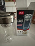 富光玻璃杯双层 带茶隔高硼硅玻璃水杯 茶水分离车载泡茶杯子男400ml 实拍图