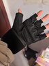 京东京造 健身手套男女单杠引体向上撸铁训练防滑护腕半指运动手套 M/L码 实拍图