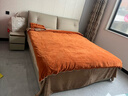 京东京造 220g牛奶绒四件套 A类秋冬加厚高克重法兰绒保暖双人床单枕套被套 1.8米床 焦糖Milky 实拍图