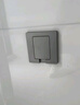 公牛（BULL）开关插座嵌入式插座可调节空调冰箱隐藏插座 GTBZ104 灰色三孔16A 实拍图