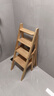 木马人实木折叠家用两用梯凳子梯椅子踏步阶梯登高凳踏脚阳台室内爬梯子 纯实木四层-升级款原木色 实拍图