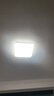 雷士（NVC）吸顶灯客厅卧室餐厅阳台简约现代LED照明灯具灯饰方灯极光Y 实拍图