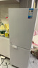 美的（Midea）181L两门冰箱白色两门小户型客厅家用电冰箱租房宿舍低音节能低噪可冷藏冷冻不占地MR-190E 实拍图