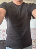 七匹狼（SEPTWOLVES）t恤男纯棉短袖男四季跑步透气休闲吸汗打底汗衫男 实拍图