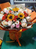 馨仪鲜花速递玫瑰向日葵康乃馨花束生日礼物全国同城配送 向日葵玫瑰混搭花束 实拍图