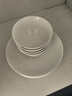 斯凯绨（Sky Top）碗盘碟陶瓷骨瓷餐具套装家用乔迁饭碗盘子4人份纯白8头 实拍图
