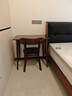 维莎x源氏木语全实木餐椅书房书椅客厅休闲座椅学生坐椅胡桃色椅子 【胡桃色】餐椅(475*510*810mm) 实拍图