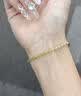 中国黄金（CHINA GOLD）黄金手链女足金凤尾手链素金首饰七夕情人节生日礼物送女友老婆 【京速达】凤尾手链 约1.7g 实拍图