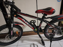 凤凰（Phoenix）儿童自行车山地车男女学生脚踏车6-15岁童车 霸道 黑红色 20寸 实拍图