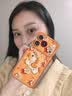 京川旭【新年油画小马】适用苹果17promax手机壳新款iphone17pro全包卡通防摔ip17高级感女挂绳保护套 苹果17Pro 天使眼-棕色-油画小马 实拍图
